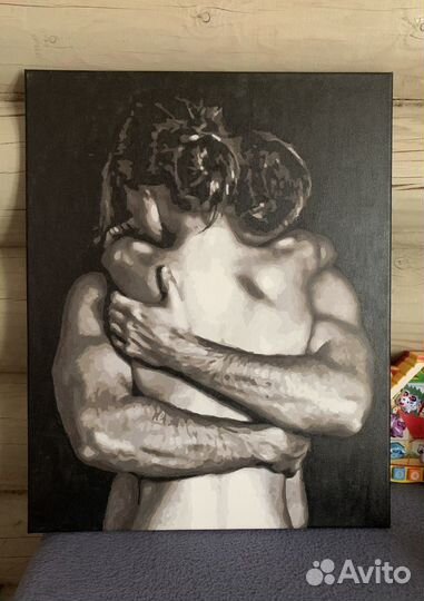 Картина «Объятия» холст акрил
