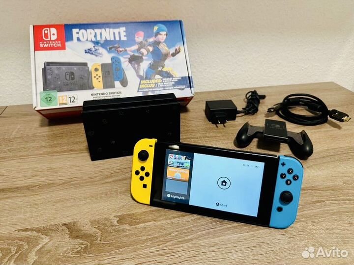 Nintendo switch v2 чип + прошита + комплект