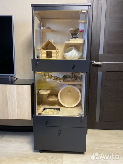 Клетки для дегу, шиншилл, песчанок, крыс и хомяков