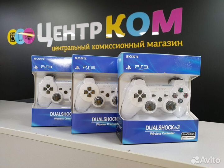 Новый геймпад PS3 Белый
