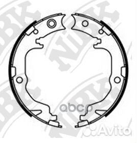 Колодки тормозные барабанные зад FN23001 NiBK