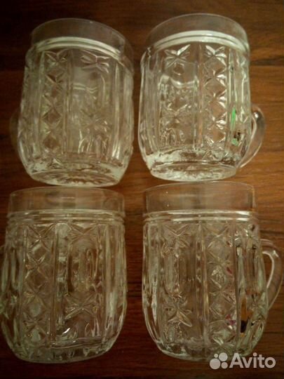 Бокалы хрустальные