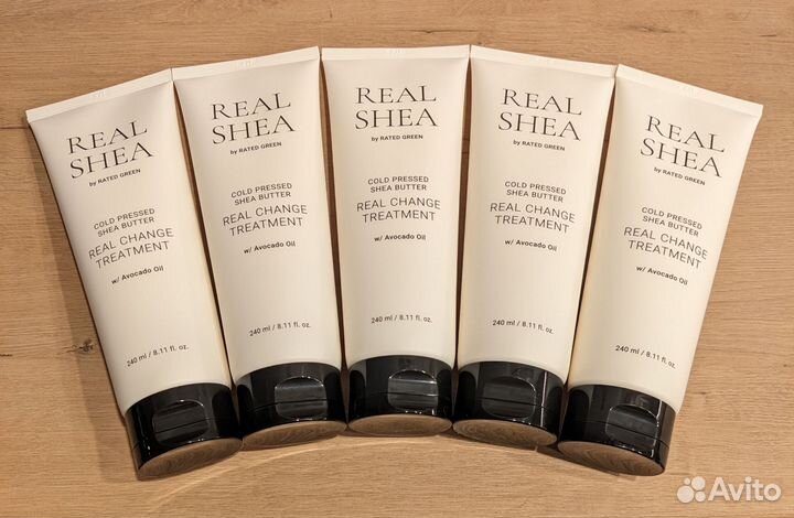 Маска для волос rated green с маслом ши real shea