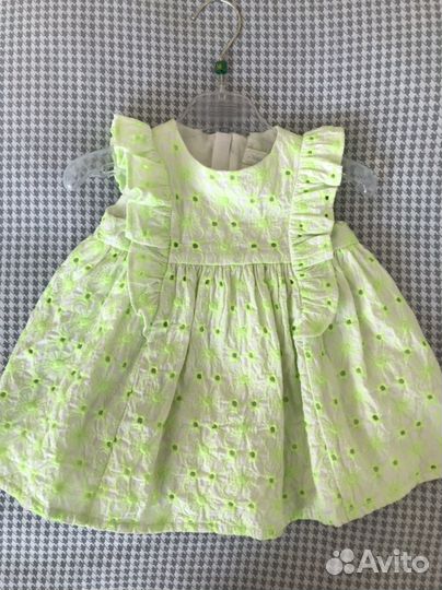 Платье для девочки 6-9мес, новое