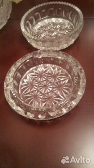 Хрустальные вазы и салатники (конфетницы)