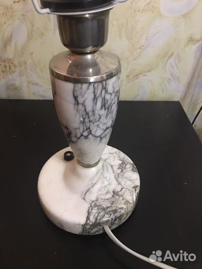 Настольная лампа СССР мрамор