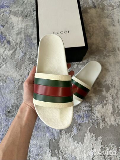 Тапочки Gucci GG Flops Оригинал