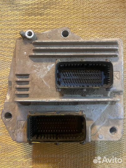 Блок управления двигателем opel astra 1.6 h