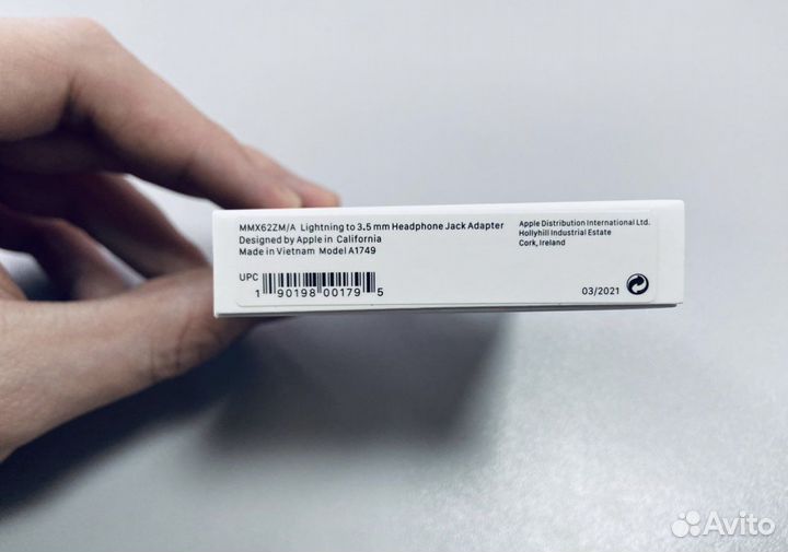 Переходник lightning 3.5 jack