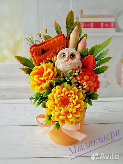 Букеты из мыла на день Учителя