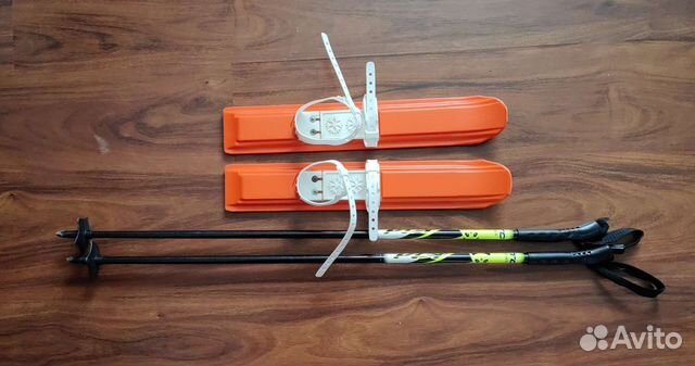 Детские лыжи с палками, мини-лыжи для детей