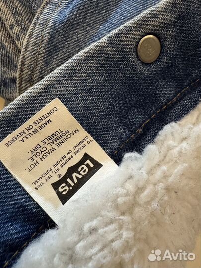 Sherpa Levi’s made in USA Джинсовая куртка