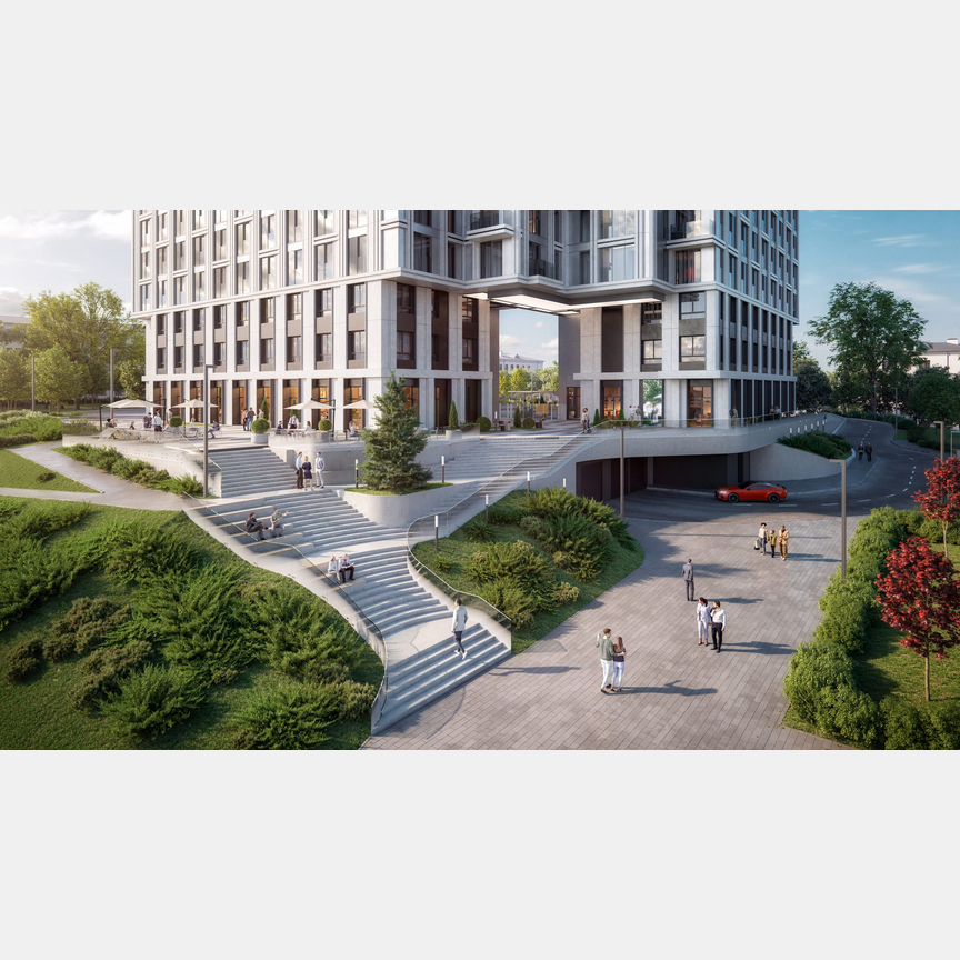 2-к. апартаменты, 46,6 м², 5/20 эт.