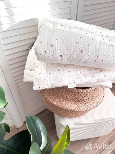 Десткое одеяло из муслина