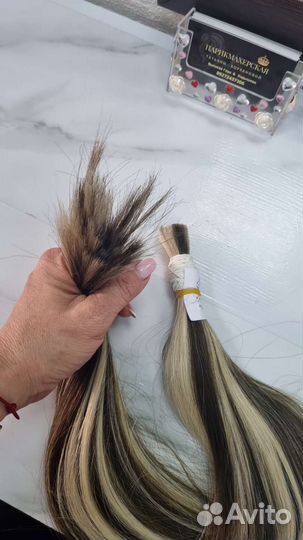 Волосы для наращивания 60 см натуральные