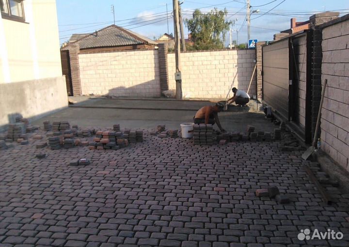 Тротуарная плитка, брусчатка