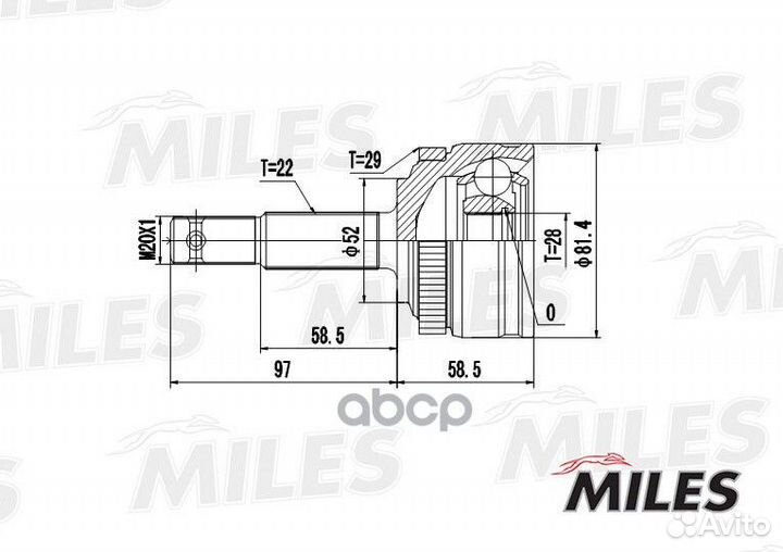 GA20358 GA20358 Miles