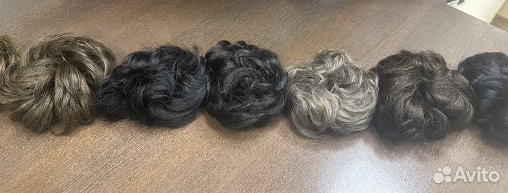 Резинка с натуральными волосами