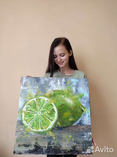 Картина маслом холст 