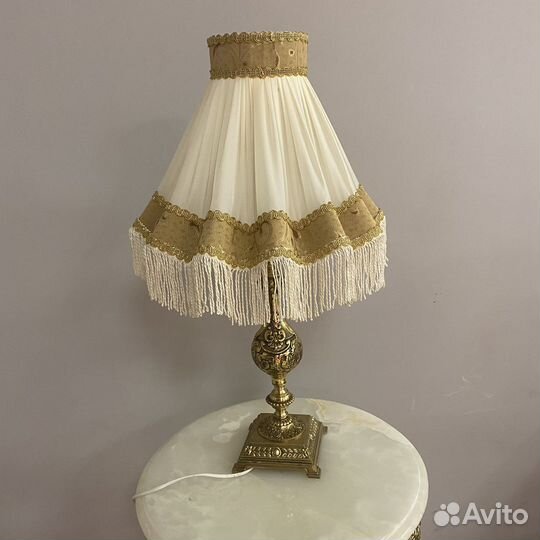 Лампа настольная бронзовая