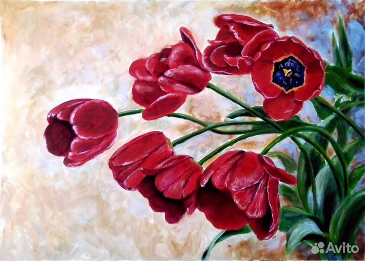 Яркие картины с цветами