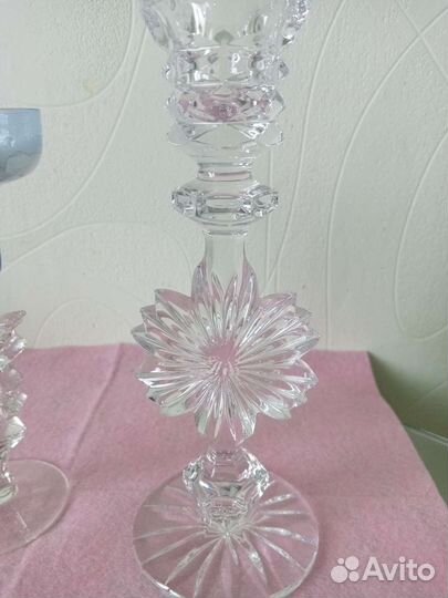 Хрустальные подсвечники
