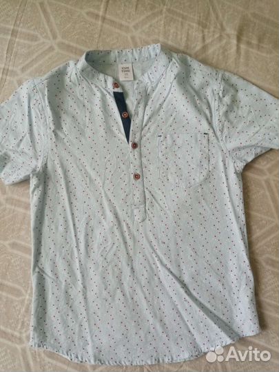 Рубашка для мальчика 128 рост