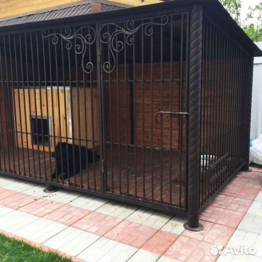 Вольер для собак на участок