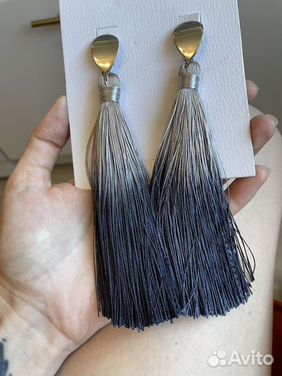 Серьги кисти