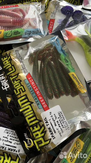 Силиконовые приманки, блесна, вертушки