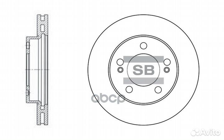SD3024 Диск тормозной ssangyong actyon 06/kyro