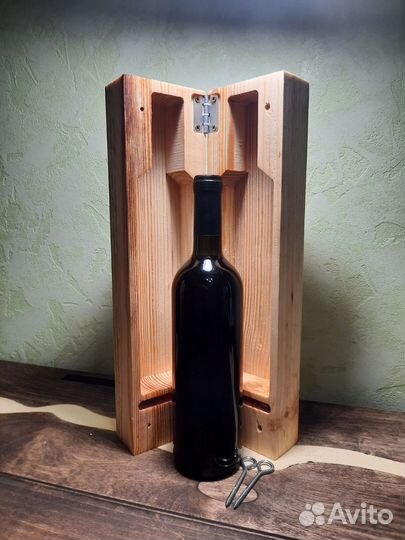 Подарочная коробка под бутылку оптом и в розницу