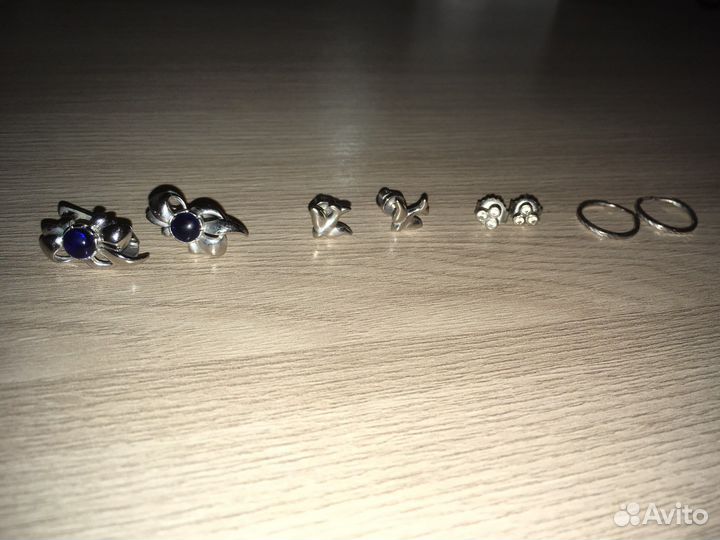 Украшения серебро