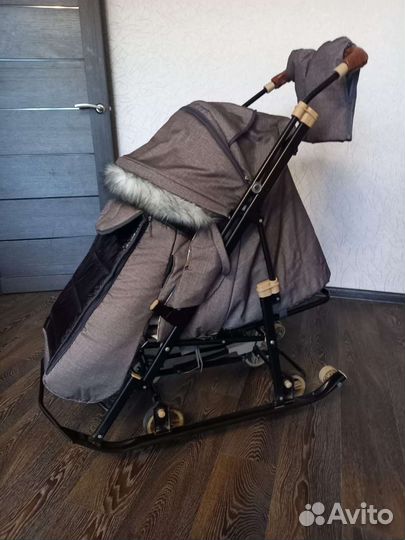 Коляска санки