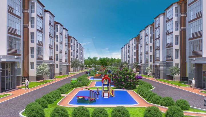 3-к. квартира, 105,7 м², 1/5 эт.