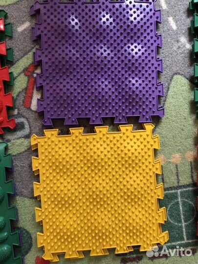 Ортопедический коврик-пазл, набор микс