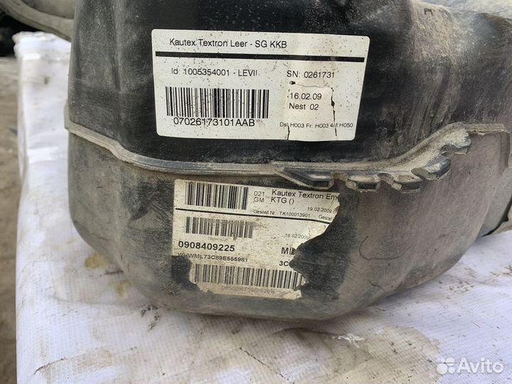 Бензобак vw passat cc до рест