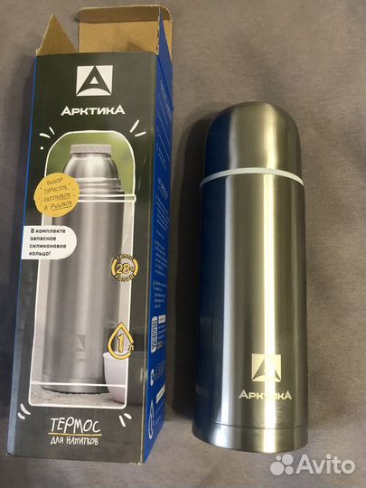 Термос из нержавеющей стали Арктика 1 л
