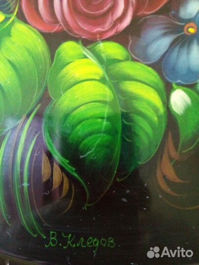 Подносы Жостово.Худ-к В.Кледов.ссср