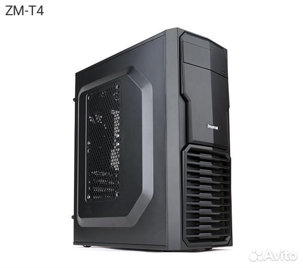 Корпус Zalman T4 Minitower Без бп Чёрный, ZM-T4