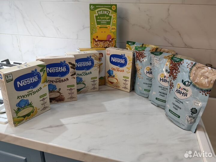 Детские каши безмолочные