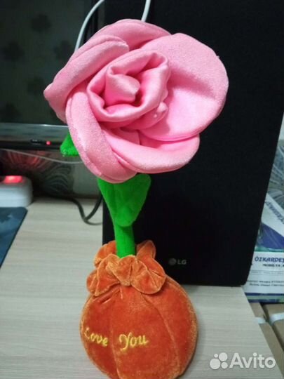 Цветок текстильный