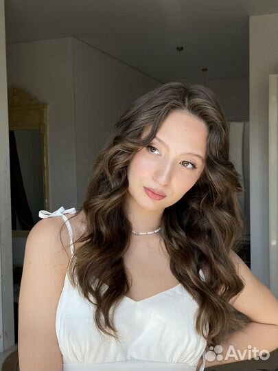 Макияж прически, свадебный образ для фотосесии