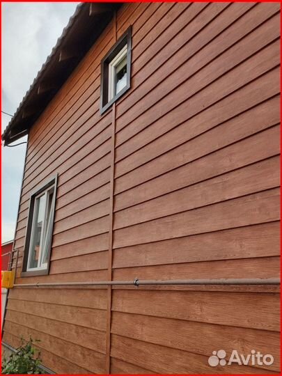 Фасад дома из сайдинга