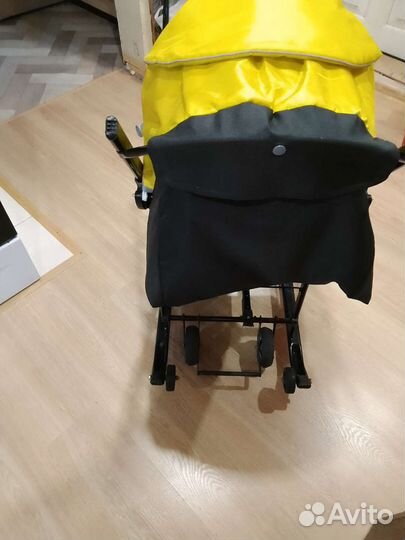 Детские санки коляска с колесами