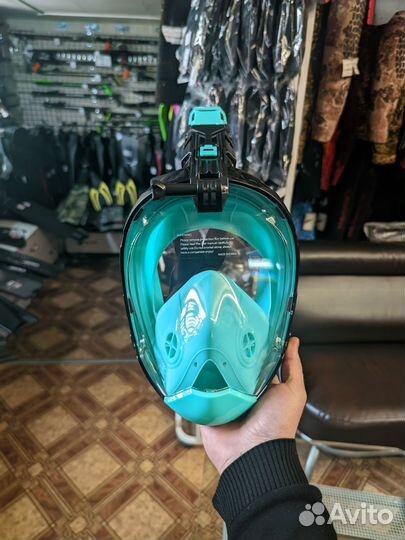 Маска для плавания полнолицевая 