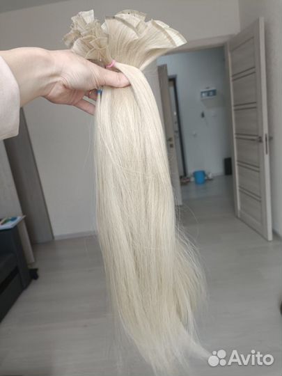 Волосы для наращивания блонд, наращивание волос
