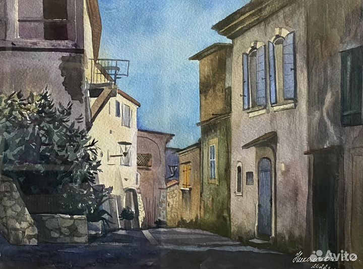 Картина акварель