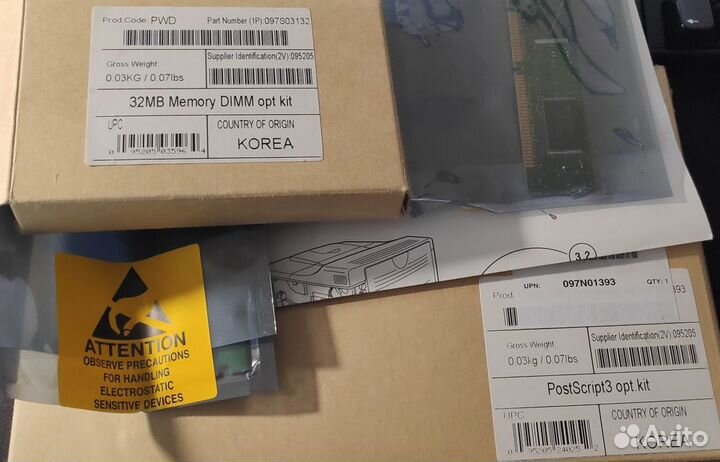 Модуль памяти Xerox Phaser и Adobe PostScript 3