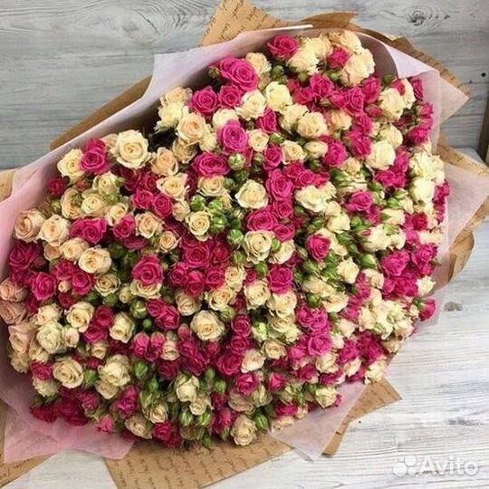 Кустовые Розы. Букеты. Цветы с Доставкой